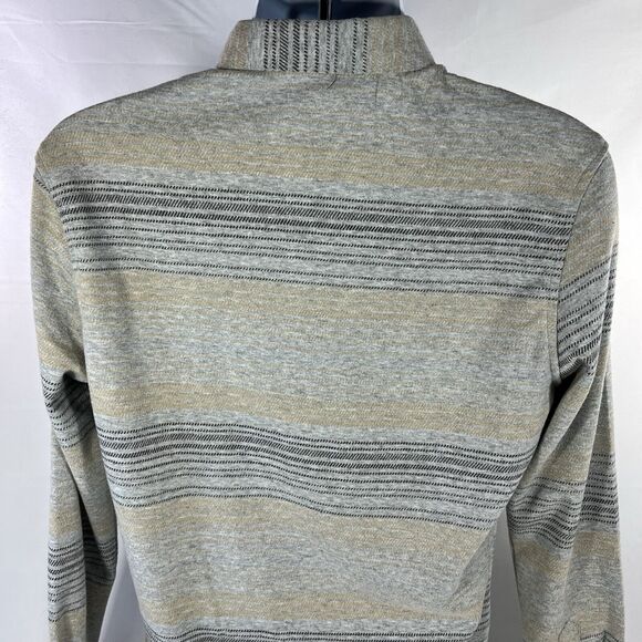 CRAFT FLOW LONG SLEEVE BUTTON DOWN SHIRT MENS SMALL COLLARED STRIPED RAYON NWT - Picture 10 of 14